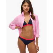 Superdry Sport Triangle Elastic Bikini Top - Navy - 38