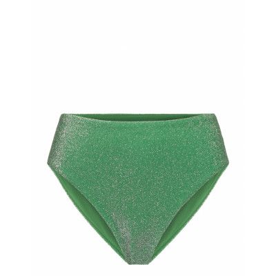 Swim Bikini Hanna Hw Lurex Swimwear Bikinis Bikini Bottoms Bikini Briefs Grön Lindex