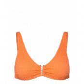 Lindex Swim Bra Adelle Crepe Orange