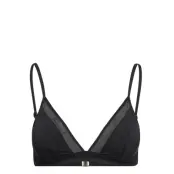 Swim Bra Dalia Triangle Swimwear Bikinis Bikini Tops Triangle Bikinitops Svart Lindex