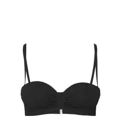Swim Bra Dare Balc Tt Crepe Swimwear Bikinis Bikini Tops Bandeau Bikinitops Svart Lindex