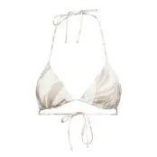 Swim Bra Janine Drawstring Tri Swimwear Bikinis Bikini Tops Triangle Bikinitops Vit Lindex