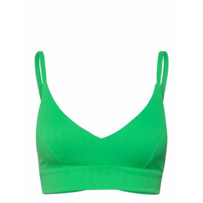 Swim Bra Kelly Top Wavy Swimwear Bikinis Bikini Tops Triangle Bikinitops Grön Lindex