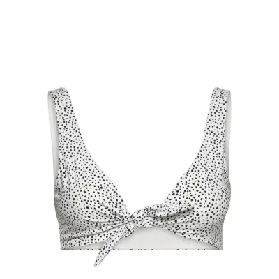 Swim Bra Laila Top Dot Swimwear Bikinis Bikini Tops Triangle Bikinitops Vit Lindex