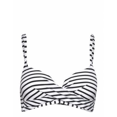 Swim Bra Liljatshirt Twist Mat *Villkorat Erbjudande Swimwear Bikinis Bikini Tops Wired Bikinitops Svart Lindex