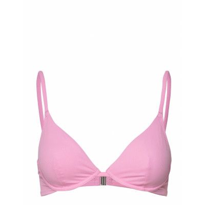 Swim Bra Line Wire Rib Swimwear Bikinis Bikini Tops Wired Bikinitops Rosa Lindex