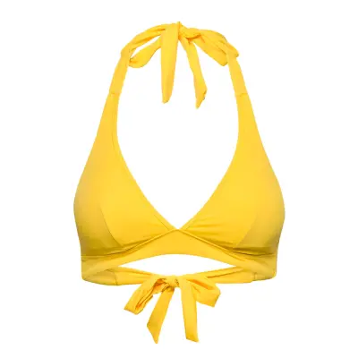 Swim Bra Lisa Triangle Bikinitop Gul Lindex