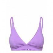 Swim Bra Selena Triangle Swimwear Bikinis Bikini Tops Triangle Bikinitops Purple Lindex