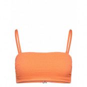 Lindex Swim Bra Tami Bandeau Crepe Orange