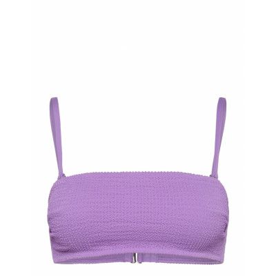 Lindex Swim Bra Tami Bandeau Crepe Lila