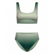 Swim Bra Zoe Top 2 Piece Set Bikini Green Lindex