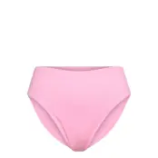 Swim Brief Hanna Bikini Hw *Villkorat Erbjudande Swimwear Bikinis Bikini Bottoms High Waist Bikinis Rosa Lindex