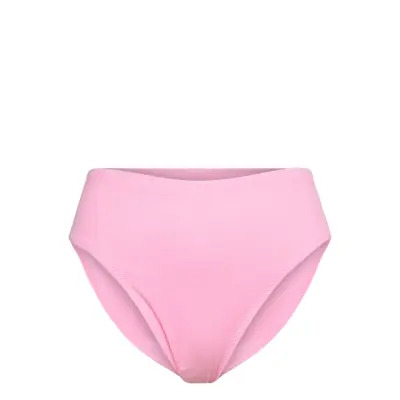 Swim Brief Hanna Bikini Hw *Villkorat Erbjudande Swimwear Bikinis Bikini Bottoms High Waist Bikinis Rosa Lindex