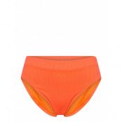 Swim Brief Hanna Bikini Hw Wav Swimwear Bikinis Bikini Bottoms High Waist Bikinis Orange Lindex