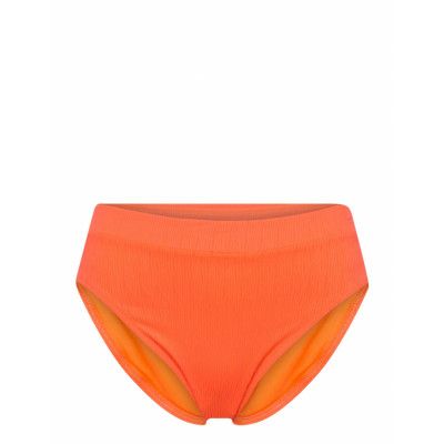 Swim Brief Hanna Bikini Hw Wav Swimwear Bikinis Bikini Bottoms High Waist Bikinis Orange Lindex