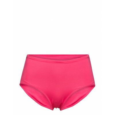 Swim Brief Monica Classic Midi Swimwear Bikinis Bikini Bottoms Bikini Briefs Rosa Lindex