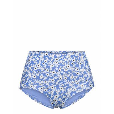 Swim Brief Rachel Classic High Bikinitrosa Blå Lindex