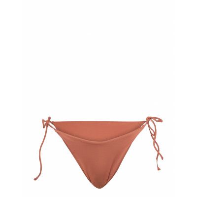 Swim Brief Tina Brazilian Swimwear Bikinis Bikini Bottoms Side-tie Bikinis Brown Lindex