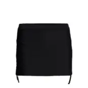 Swim Skirted Brief Swimwear Beach Wear Bikini Bottoms Bikini Briefs Svart Wiki