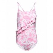 Tie-Dye Print Swimsuit Bikini Rosa Mango