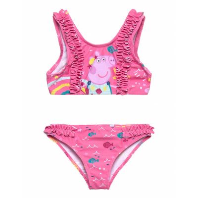 Swimsuit *Villkorat Erbjudande Bikini Rosa Gurli Gris