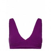 Etam Swimsuit Wireless Triangle Top Lila