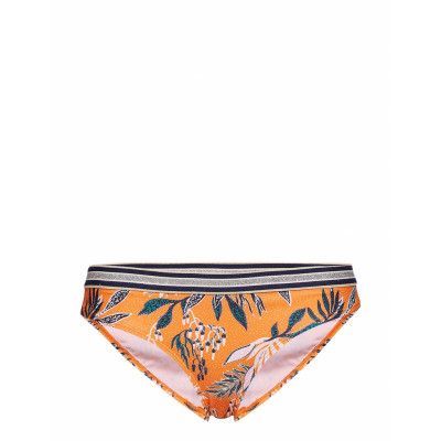 Sylvia Elastic Bikini Bottom Bikinitrosa Orange Becksöndergaard