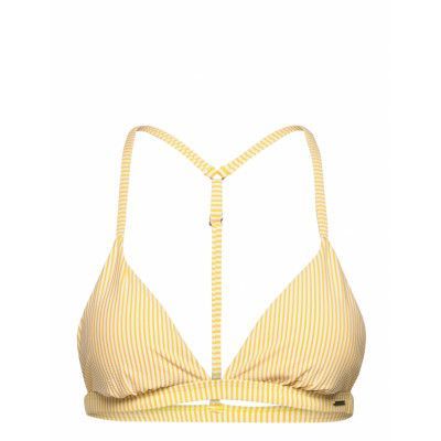 T Back Fixed Tri Bikini Top Swimwear Bikinis Bikini Tops Triangle Bikinitops Gul Superdry