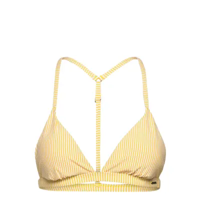 T Back Fixed Tri Bikini Top Swimwear Bikinis Bikini Tops Triangle Bikinitops Gul Superdry