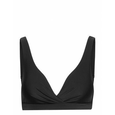 Tanzania Wirefree Plunge T-Shirt Bra Swimwear Bikinis Bikini Tops Triangle Bikinitops Svart Femilet