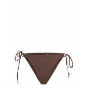 The Athena Bottom Swimwear Bikinis Bikini Bottoms Side-tie Bikinis Brown AYA Label