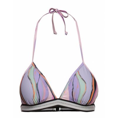 Tie Dye Elastic Bikini Top Bikinitop Multi/mönstrad Becksöndergaard