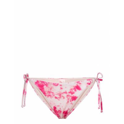 Tie Dye Highleg Cheeky H Swimwear Bikinis Bikini Bottoms Side-tie Bikinis Pink Hunkemöller