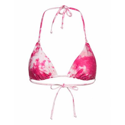 Tie Dye Triangle Swimwear Bikinis Bikini Tops Triangle Bikinitops Rosa Hunkemöller