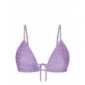 Tiwa Bikini Top Swimwear Bikinis Bikini Tops Triangle Bikinitops Purple Röhnisch