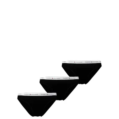 Tommy Hilfiger 3 Pack Bikini - Black - L