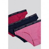 Tommy Hilfiger 3-Pack Bikini Stripe Print Panties - Multicolor