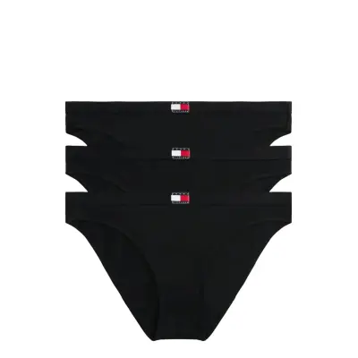 Tommy Hilfiger 3 Pack Bikini Svart