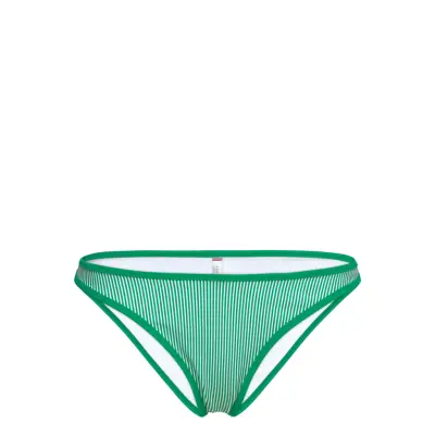Tommy Hilfiger Cheeky High Leg Bikini Print - Green - XL