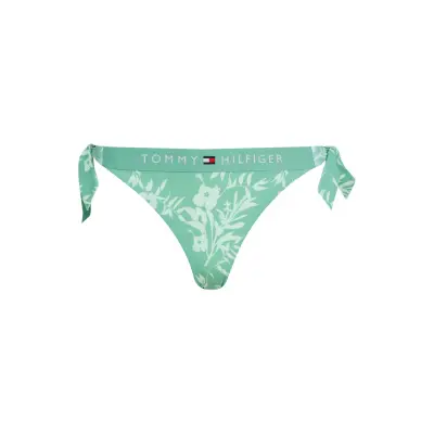 Tommy Hilfiger Cheeky Side Tie Bikini Print Grön