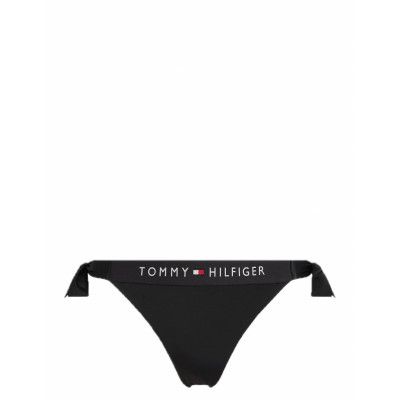 Tommy Hilfiger Side Tie Cheeky Bikini Svart