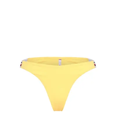 Tommy Hilfiger High Leg Cheeky Gul