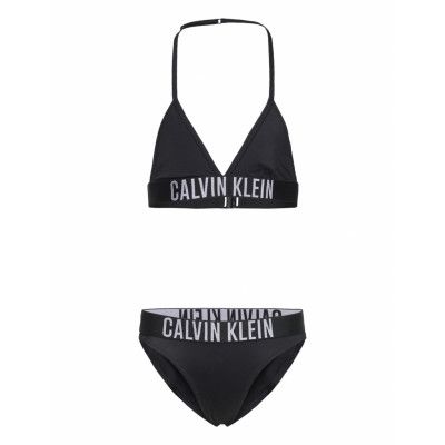 Triangle Bikini Set Nylon Bikini Svart Calvin Klein