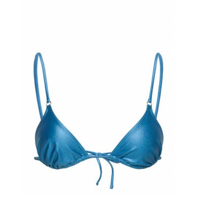 Triangle Bikini Top Swimwear Bikinis Bikini Tops Triangle Bikinitops Blue Filippa K