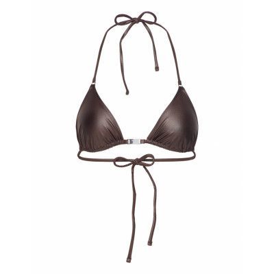Filippa K Triangle Bikini Top Brun
