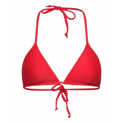 Rosemunde Triangle Bikini Top Röd