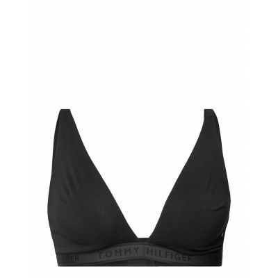 Triangle Bralette Curve Swimwear Bikinis Bikini Tops Triangle Bikinitops Svart Tommy Hilfiger