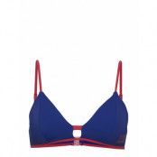 Triangle Fixed Swimwear Bikinis Bikini Tops Wired Bikinitops Blå Tommy Hilfiger