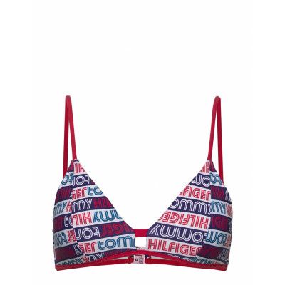 Triangle Fixed Swimwear Bikinis Bikini Tops Wired Bikinitops Multi/mönstrad Tommy Hilfiger