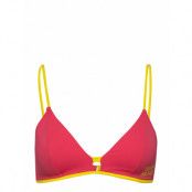 Triangle Fixed Swimwear Bikinis Bikini Tops Wired Bikinitops Rosa Tommy Hilfiger